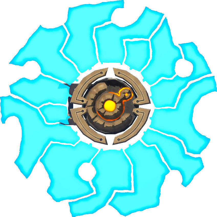 A guardian shield from BOTW.